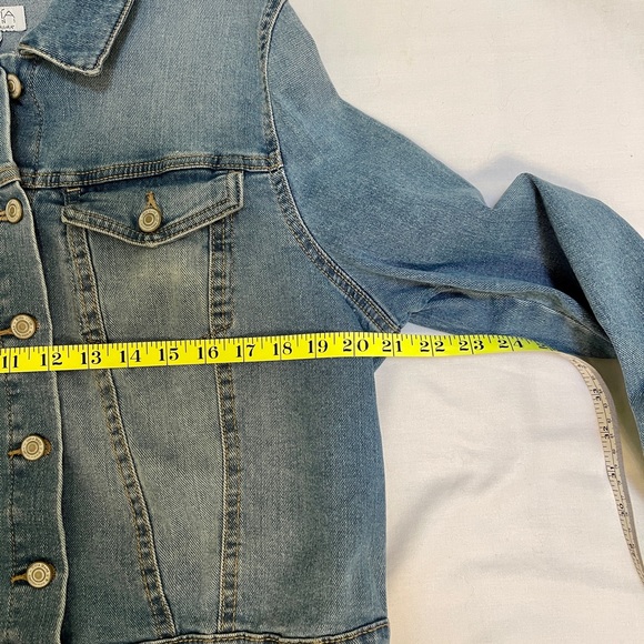 Sofia Vergara Denim Jean Jacket Ladies Size L - Picture 8 of 10